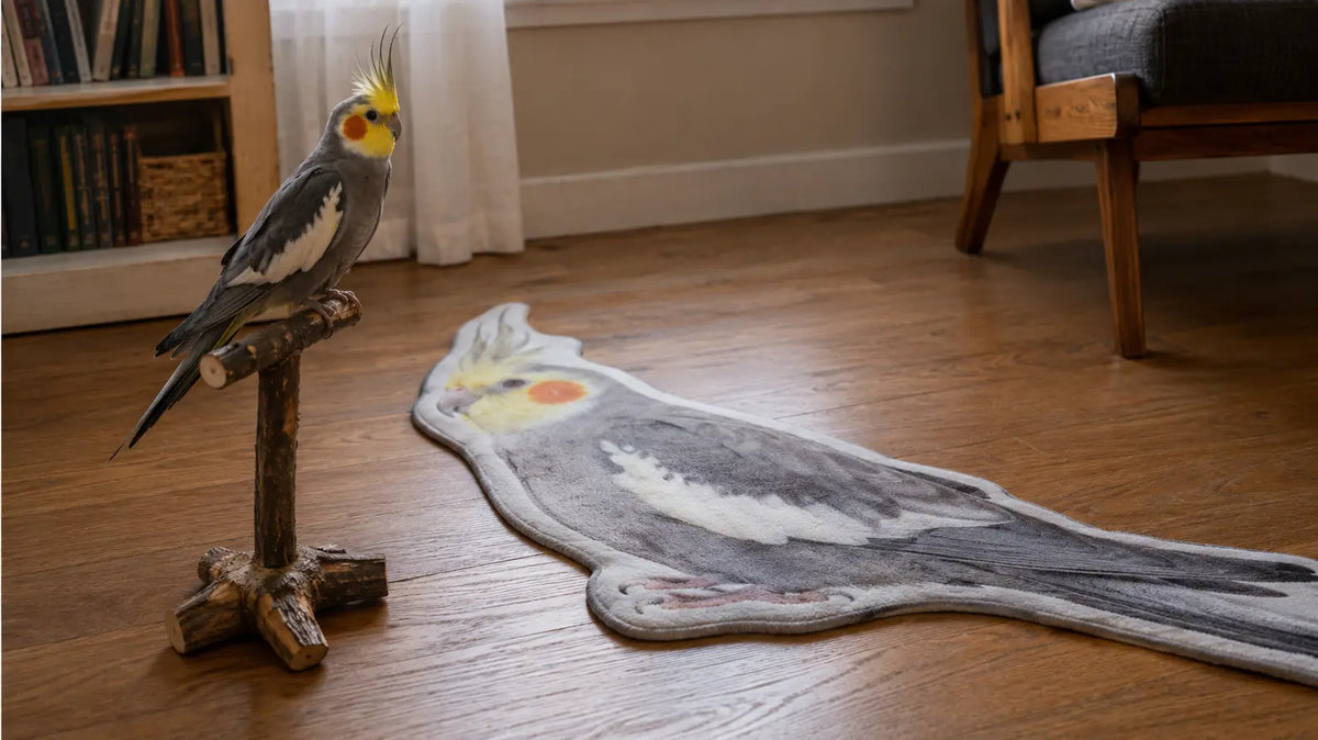 How to Design a Custom Bird-Shaped Rug From a Photo