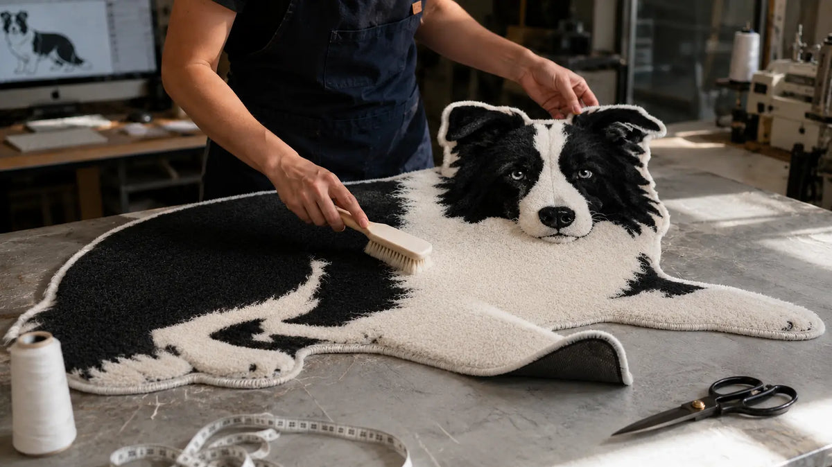 How Custom-Shaped Rugs Are Cut and Edge-Finished