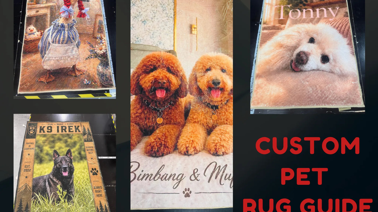 Custom Pet Rug by A Print Nest