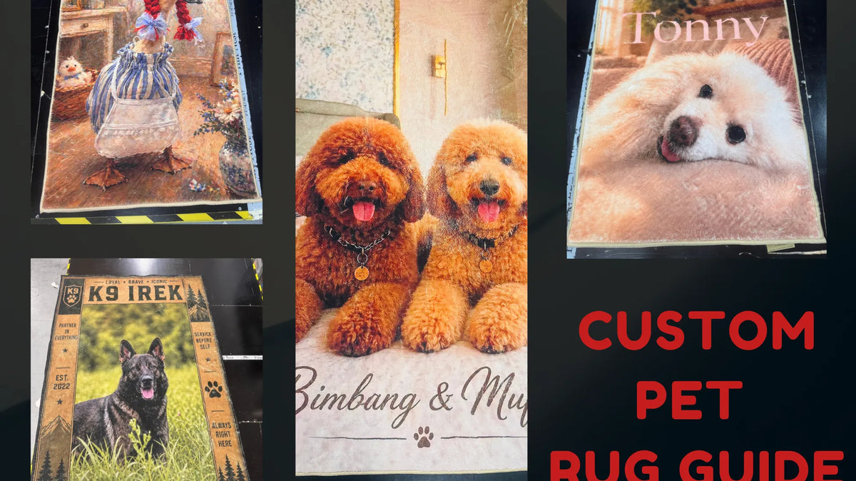 Custom Pet Rug by A Print Nest