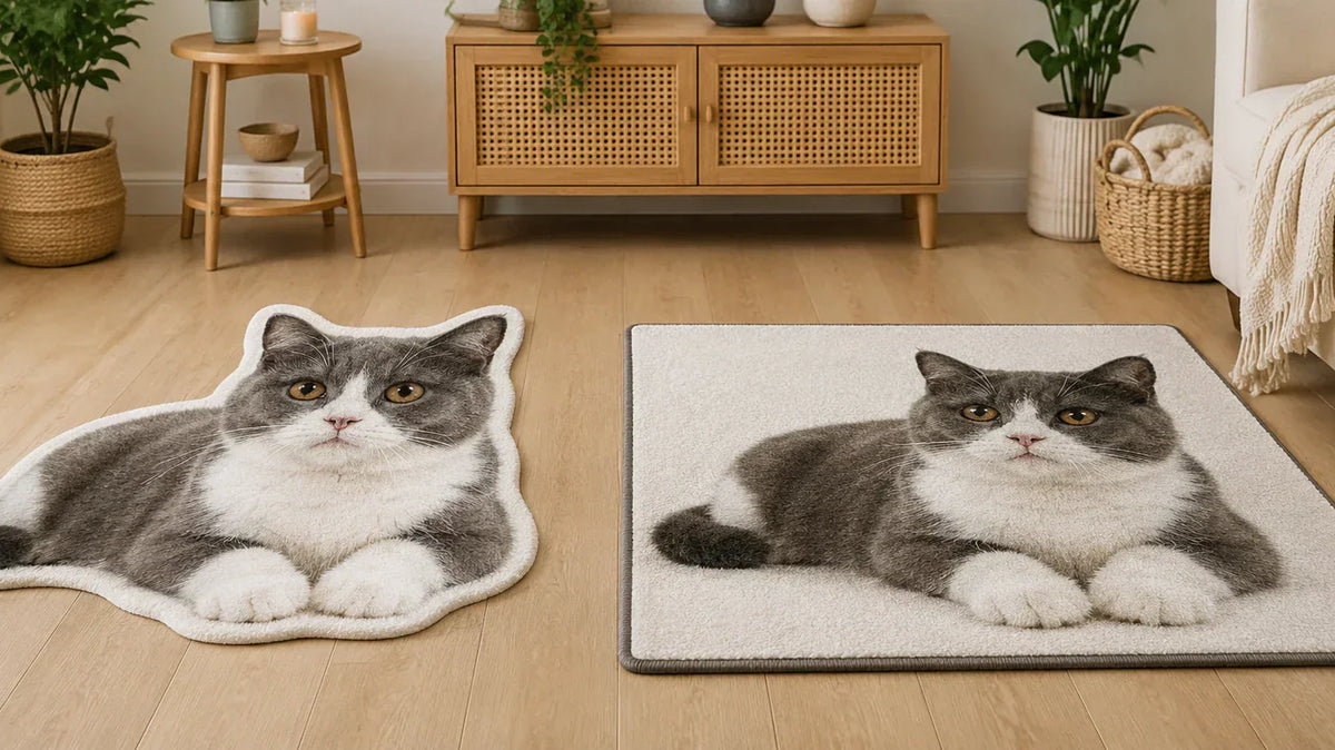 Custom-Shaped vs. Rectangular Pet Rugs: How to Choose