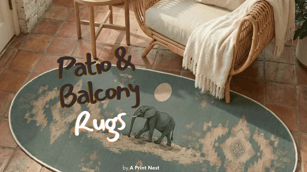 Patio & Balcony Rugs by A Print Nest