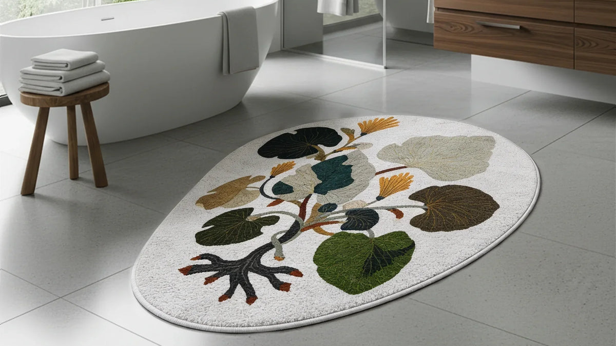 A Print Nest: Irregular Shaped Rugs as Art for Your Floors