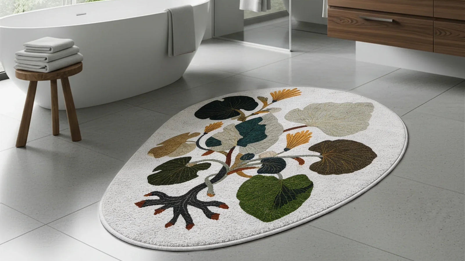 A Print Nest: Irregular Shaped Rugs as Art for Your Floors