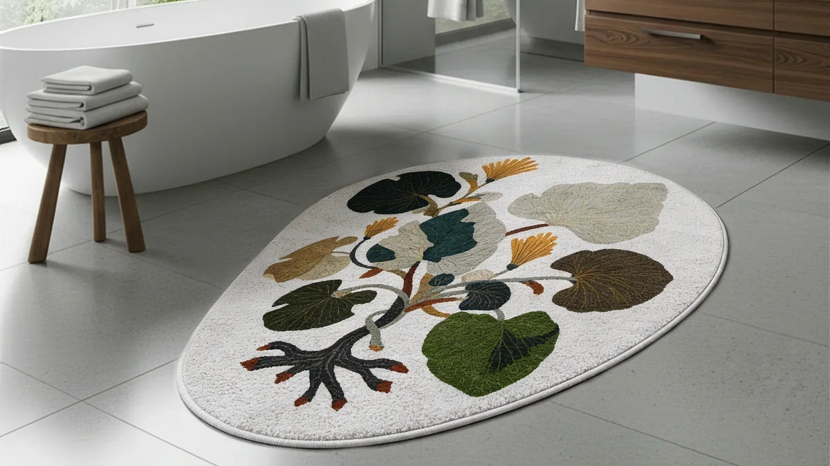 A Print Nest: Irregular Shaped Rugs as Art for Your Floors