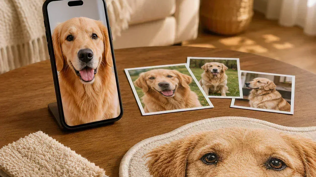 How to Turn a Pet Photo Into a Custom Pet Rug