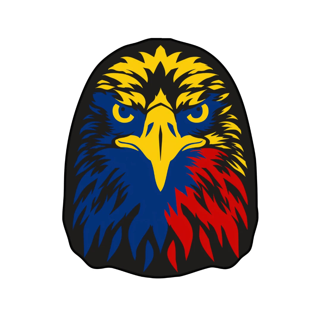 Eagle logo rug living room