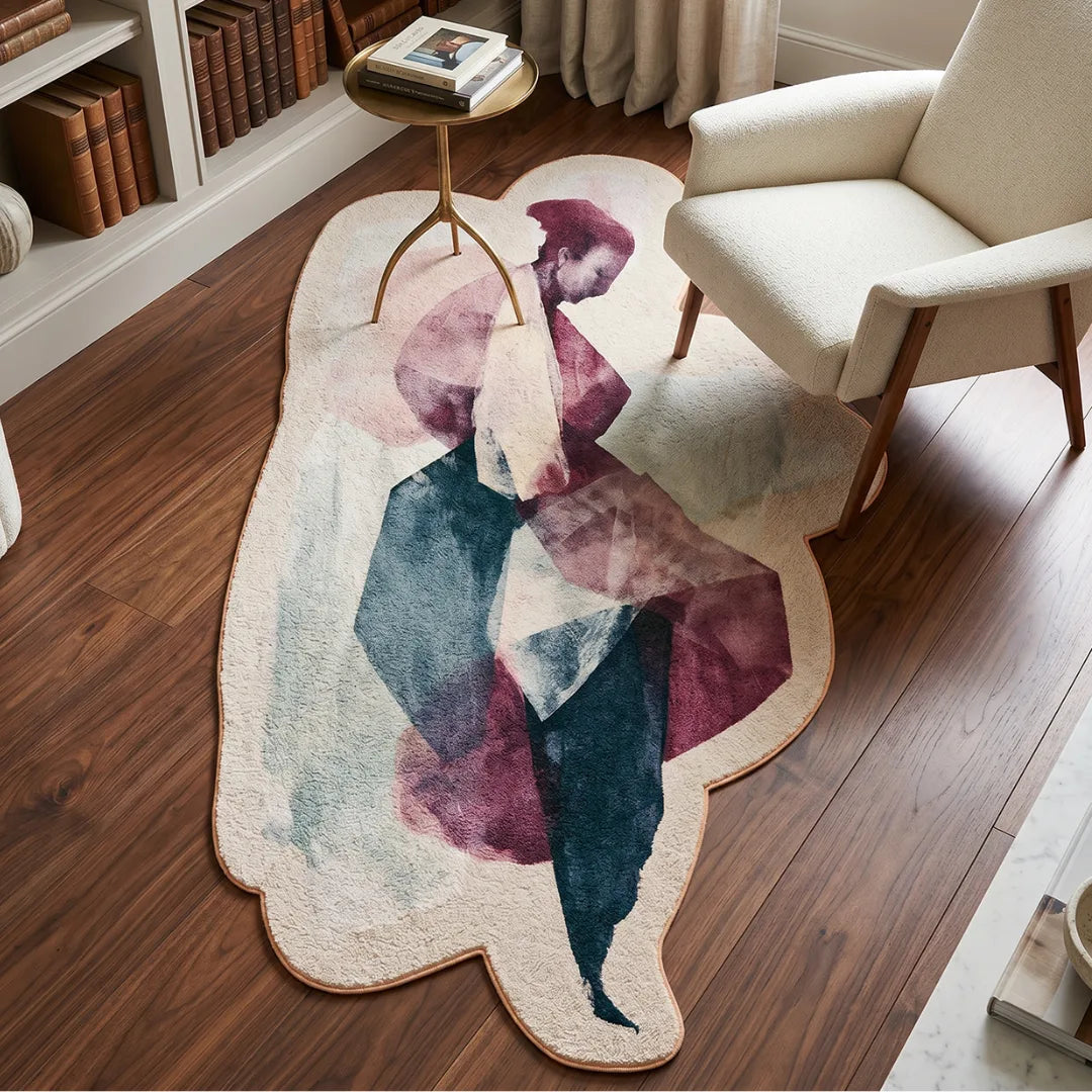 Melancholy style rug patio balcony