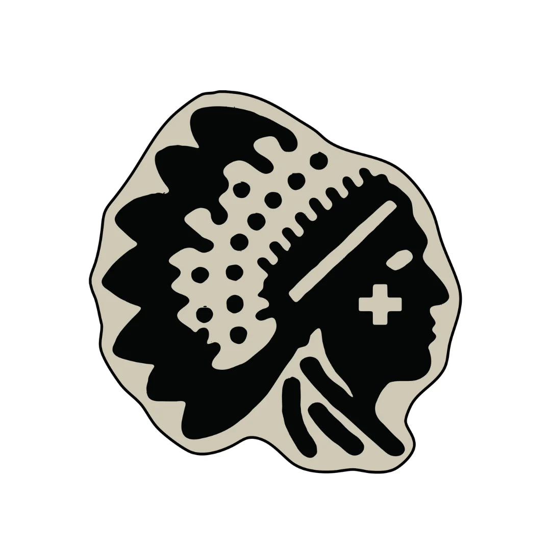 Native American logo rug coffee shop