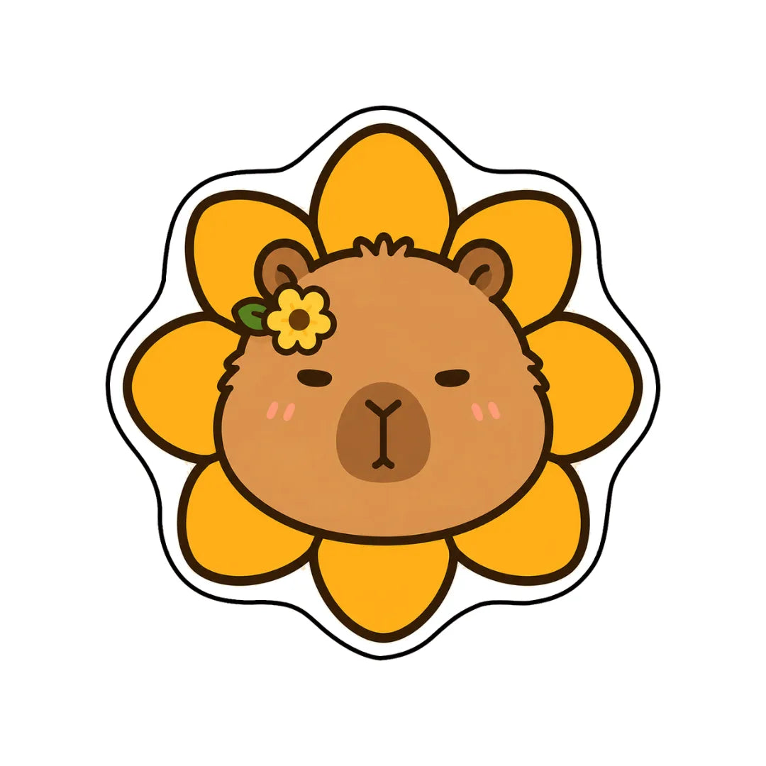Irregular capybara rug kidsroom playroom