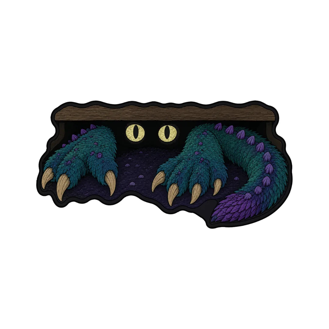 Irregular monster rug bedroom
