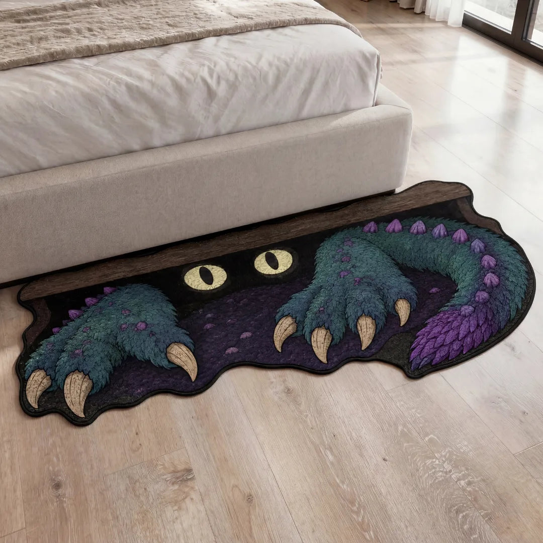 Irregular monster rug bedroom