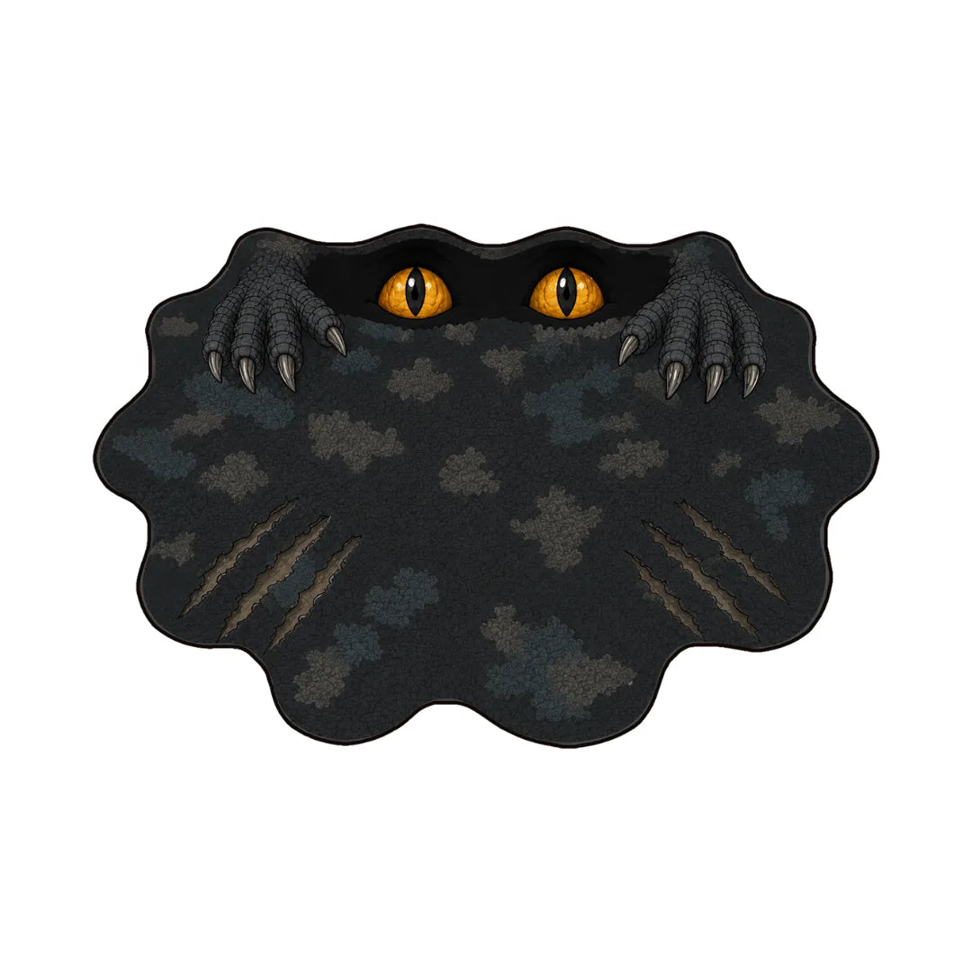 Irregular monster rug bedroom