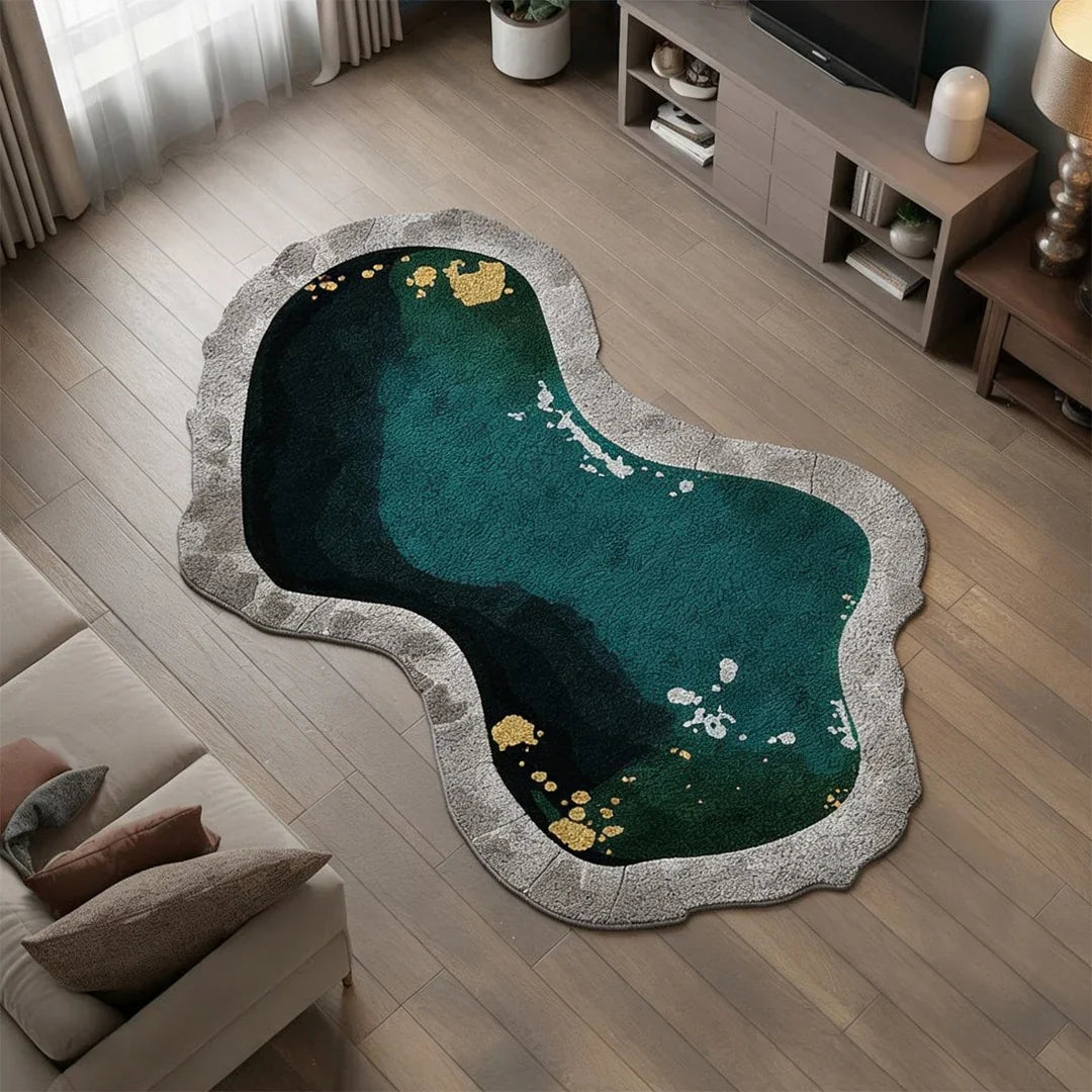 Irregular Shaped Rugs for Living Rooms: A Smarter Alternative to Traditional Area Rugs