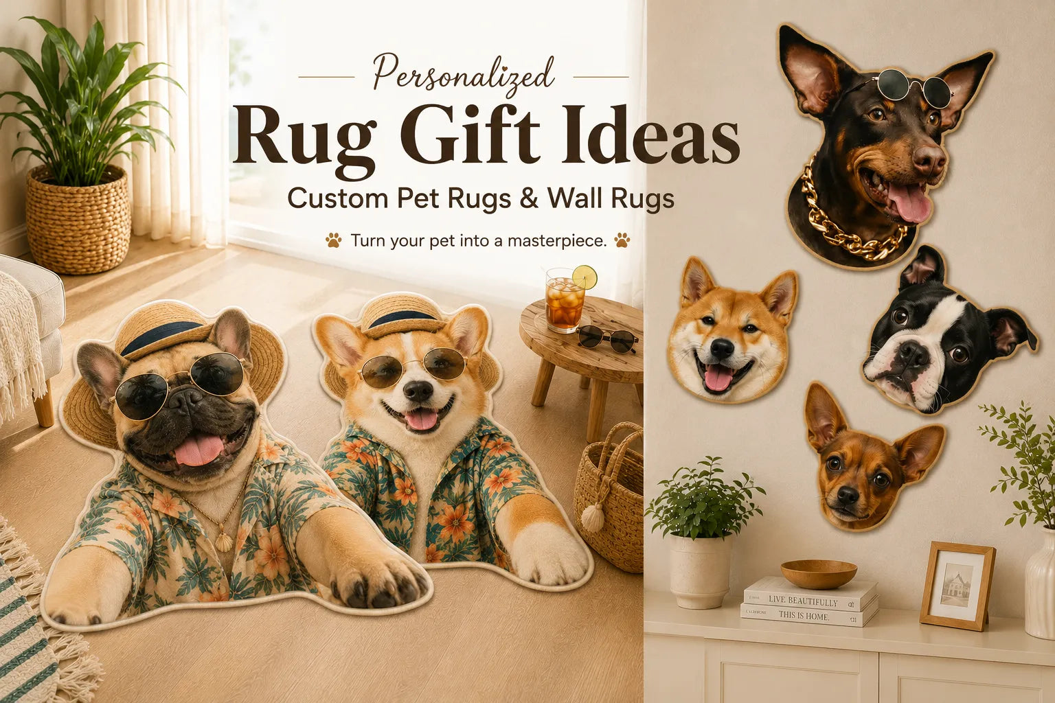 Personalized Rug Gift Ideas: Custom Pet Rugs and Wall Rugs