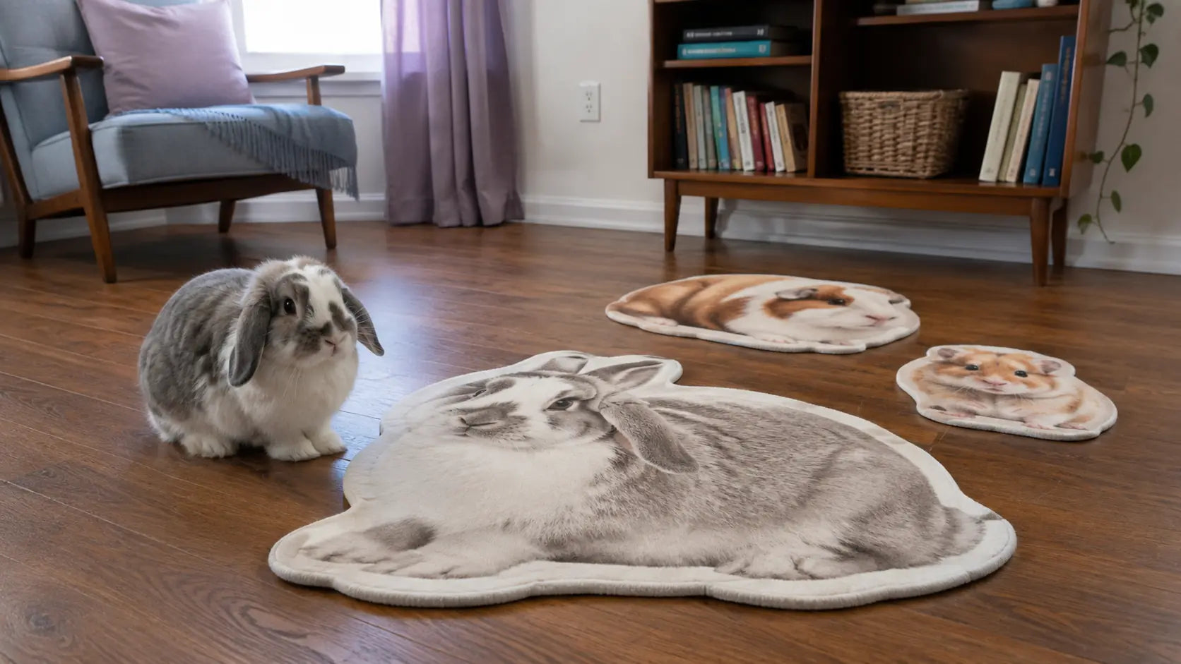 Custom Rabbit and Small-Pet Shaped Rug Ideas