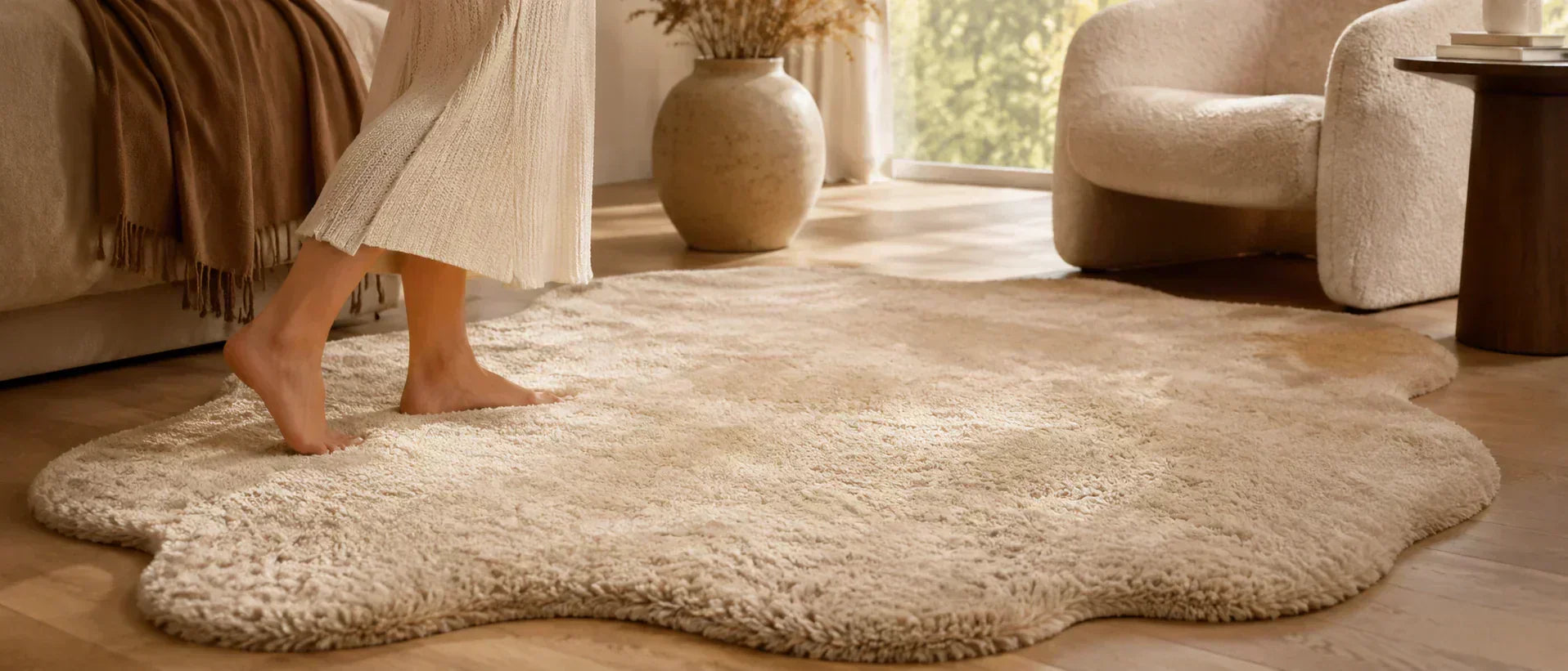 8mm Faux Cashmere Custom Rugs: Printing, Texture & Care Guide