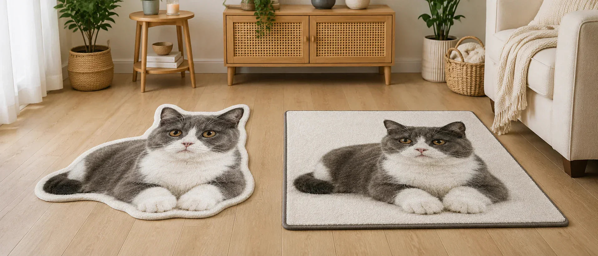 Custom-Shaped vs. Rectangular Pet Rugs: How to Choose