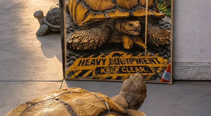 Custom Tortoise Rug From Photo | Seamus’ Tank on Duty