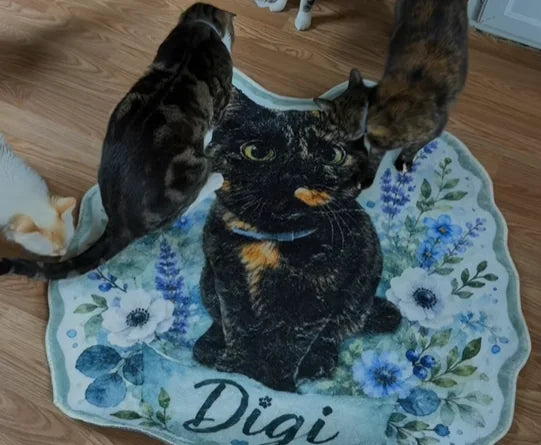 Remembering Digi: Custom Pet Portrait Rug Story