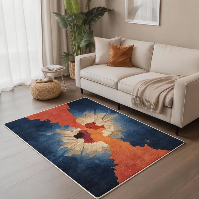 Love Heals Abstract Rug (5' × 6')