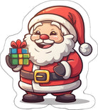 Santa shaped kids rug made from soft faux cashmere, irregular rug with white stitched edges in a children’s bedroom