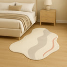 Irregular-shaped waveform drift rug