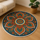 Round paisley radiance rug