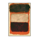 Rothko inspired abstract color rug living room