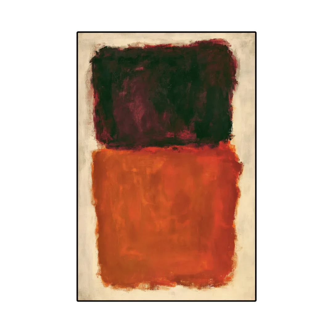 Rothko inspired rug living room