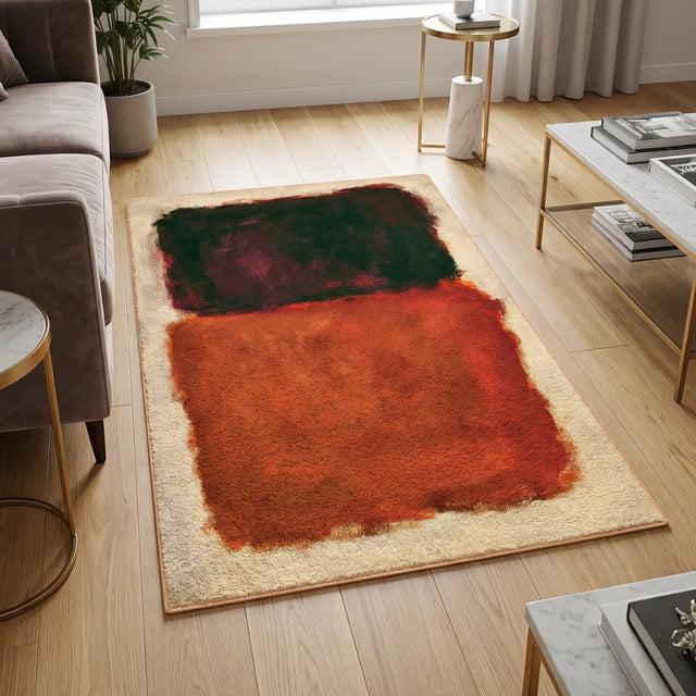 Between Fires - Rothko-Inspired Rug  | 4 x 6 ft | Living Room