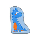 Irregular dinosaur style rug kidsroom playroom