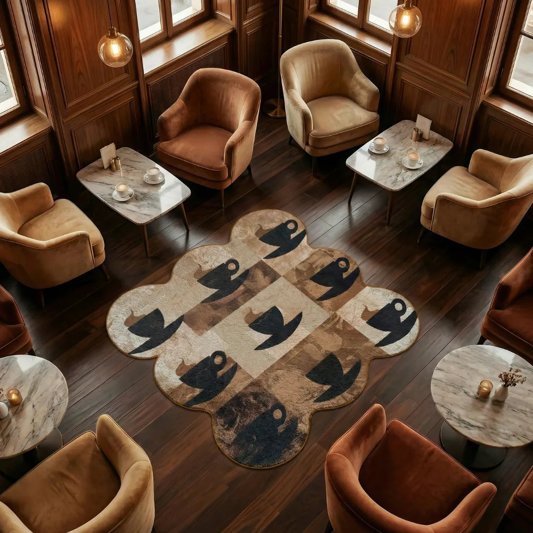 Coffee rug coffee shop