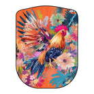 Rooster style rug bathroom