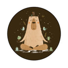 Capybara style rug reading nook