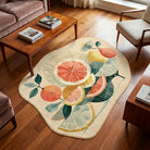Irregular California summer rug living room