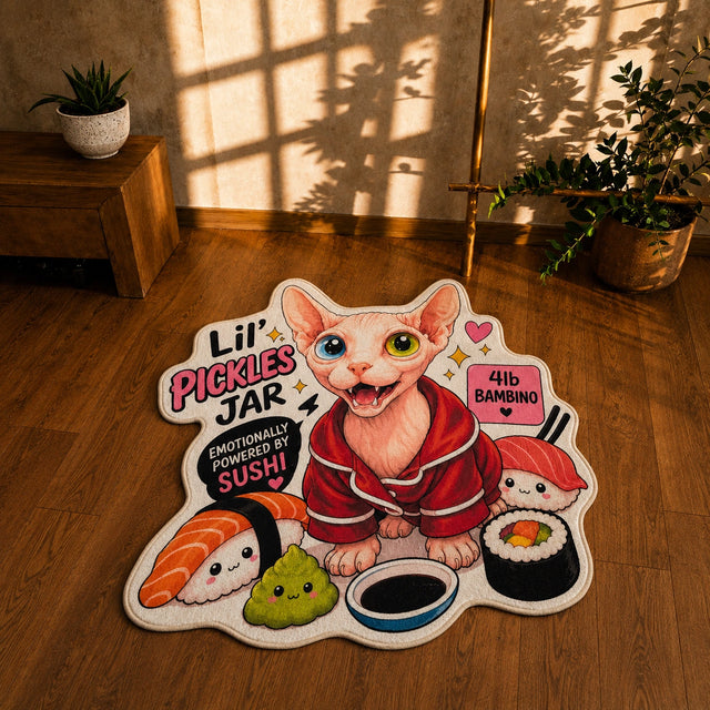 Lil' Pickles Jar | Sushi Club Rug | A Print Nest