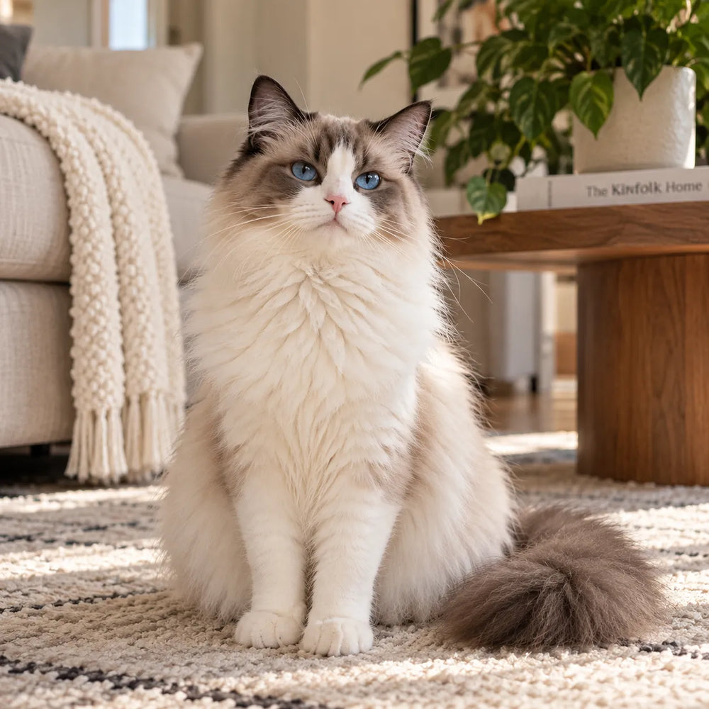 Original cat photo submitted for an A Print Nest custom rug design