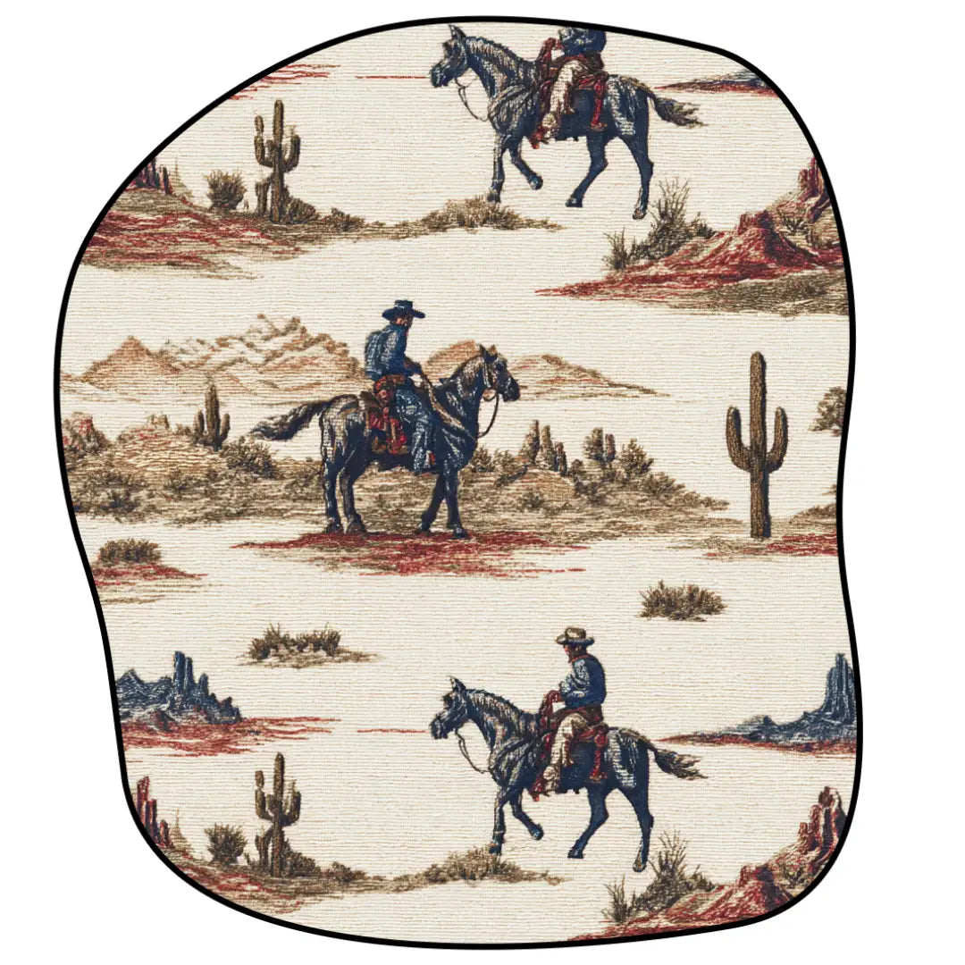 Irregular western style rug living room