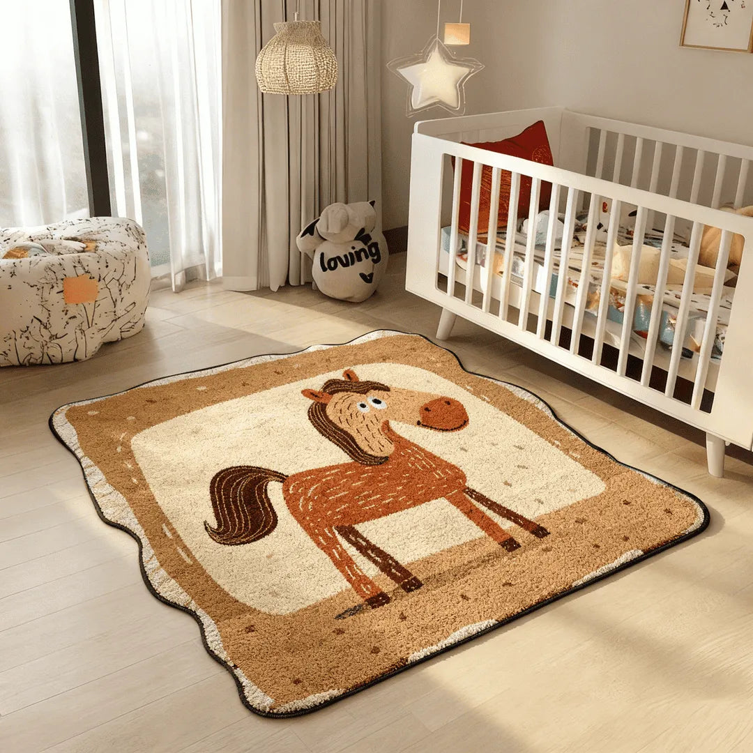 Western style kidsroom rug kidsroom