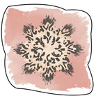 Irregular pink floral rug living room