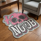 Irregular logo rug living room
