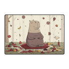 Capybara style rug patio balcony
