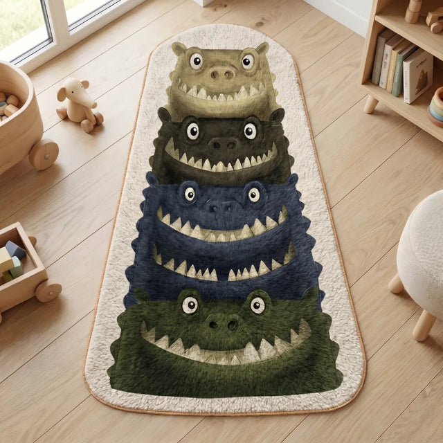 Gator Tower Alligator Rug –  | 2.5 x 4 ft | Playroom Rug