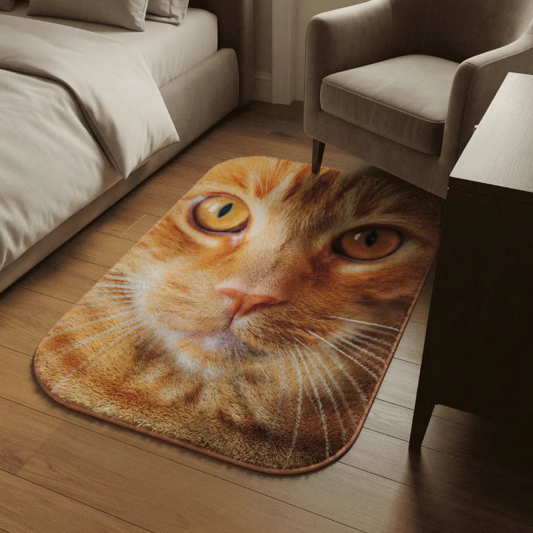 Cat rug bedroom
