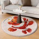 Irregular clown fish rug living room