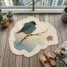 Melancholy style rug patio balcony