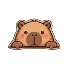 Irregular capybara rug kidsroom playroom