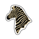 Irregular zebra rug balcony patio