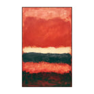 Rothko inspired abstract color rug bedroom